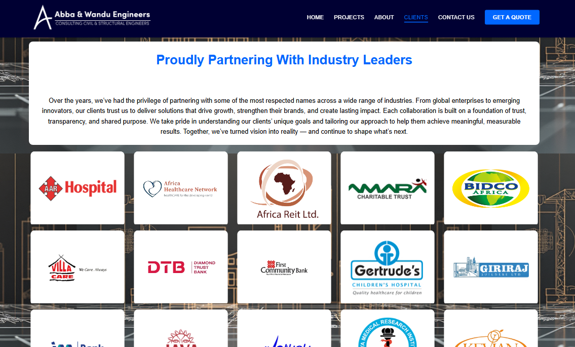 Abba Website Application 6