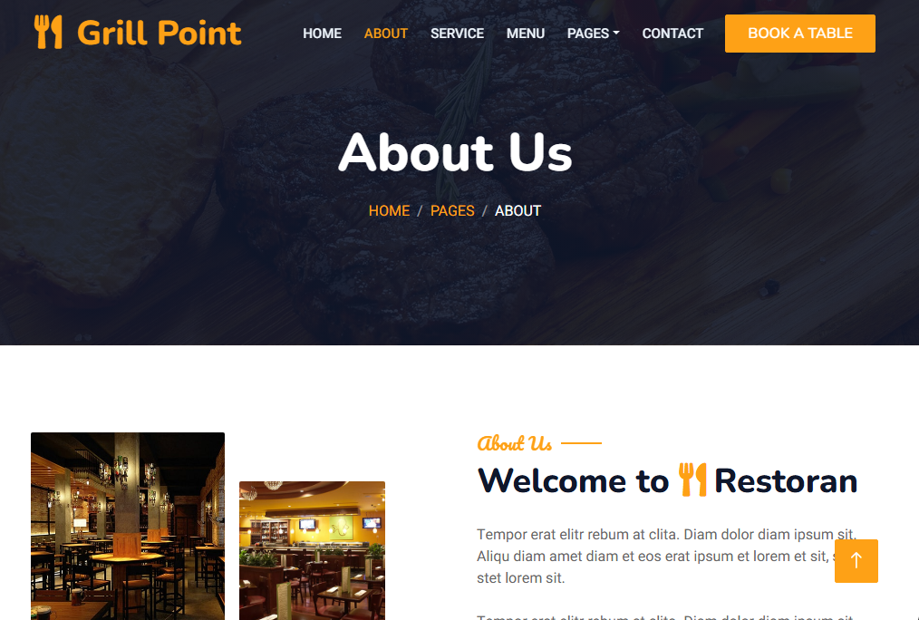 Grill Point Reservation Page
