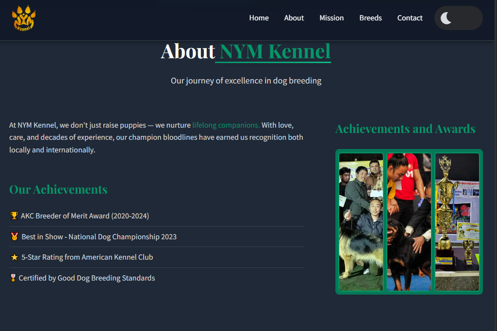 NYM Gym Classes Page