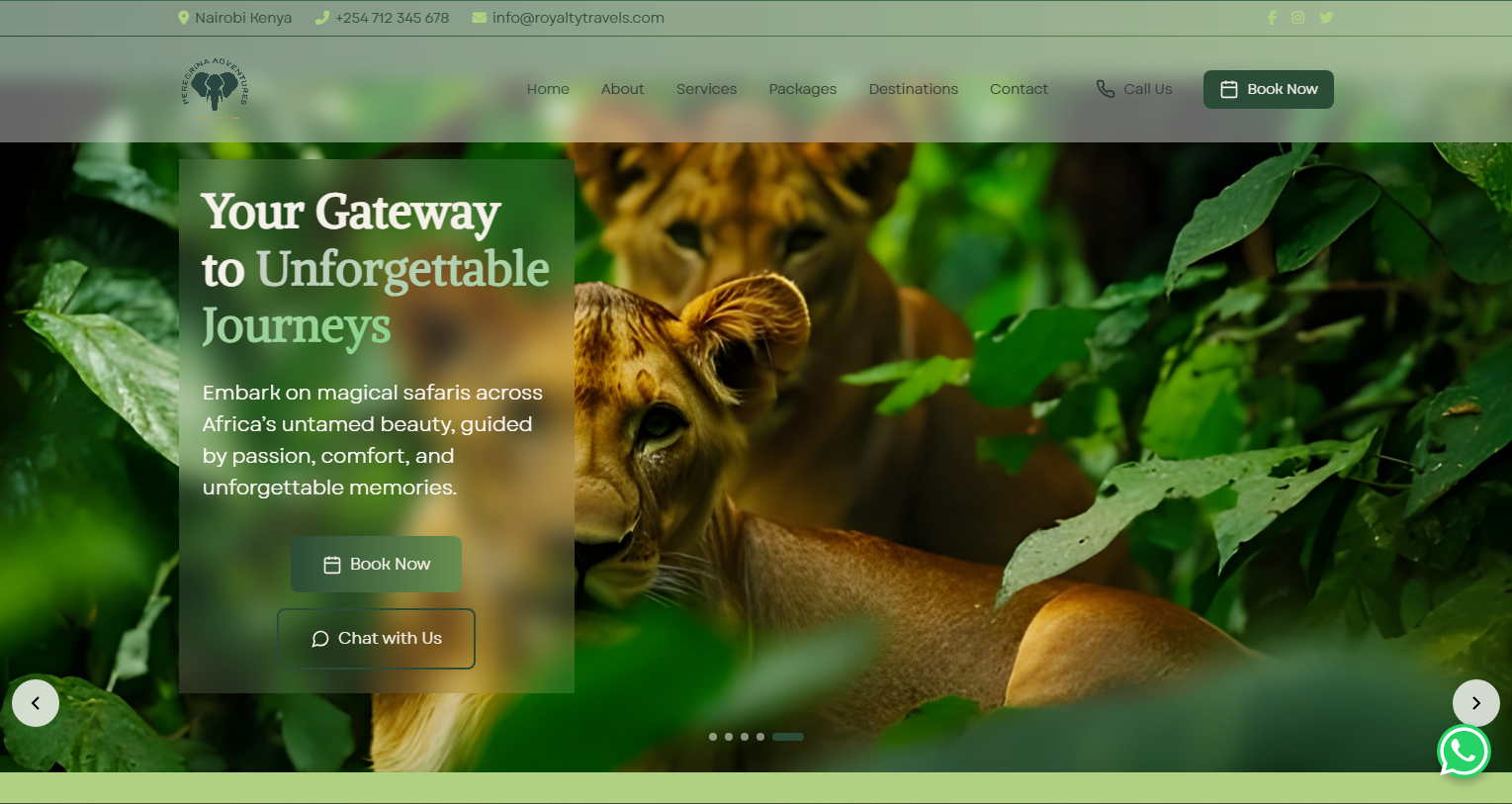 Tourism Website Design - Travel Industry Web Solutions