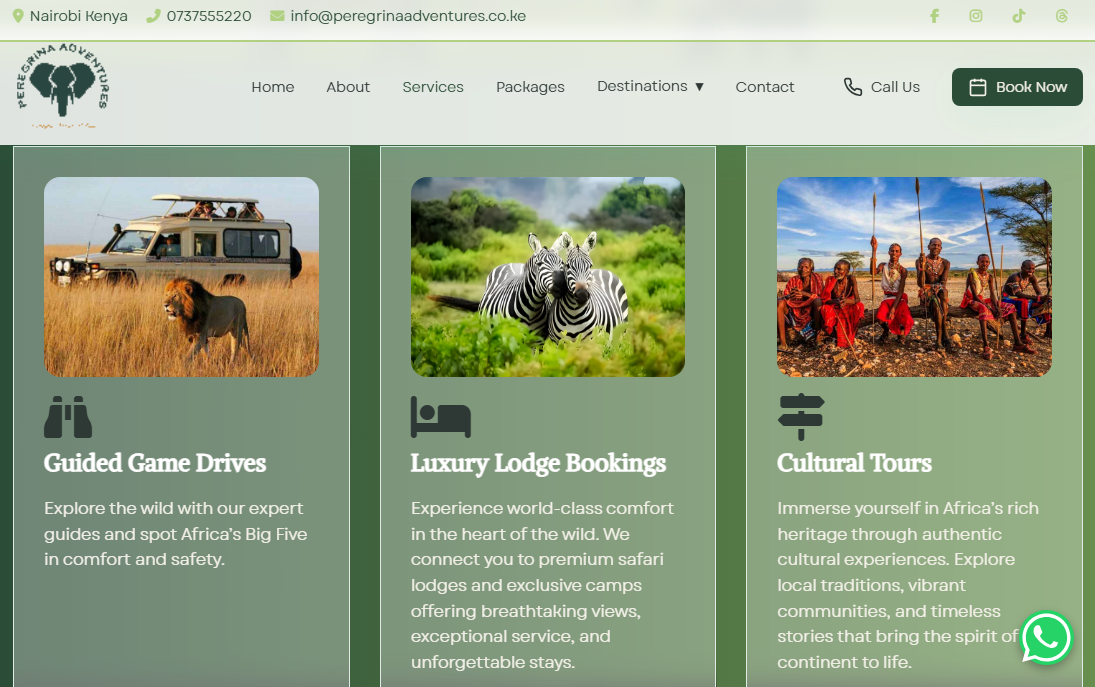 Explore Kenya Booking Portal